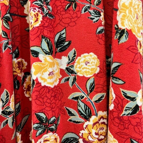 Hippie Rose Womens A Line Dress Multicolor Floral Stretch Sleeveless XS - Picture 8 of 11